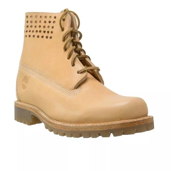 timberland perforated boots